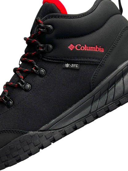 Columbia Firebanks Mid Trinsulate Black Red Termo