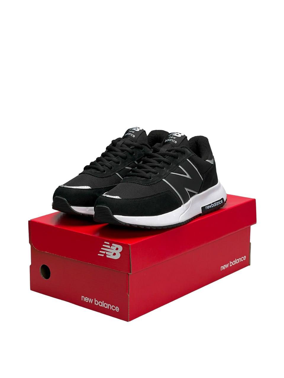 New Balance Runner Fleece Termo Black White