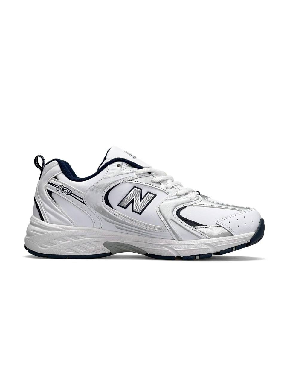 New Balance 530 Fleece Termo White Silver Navy