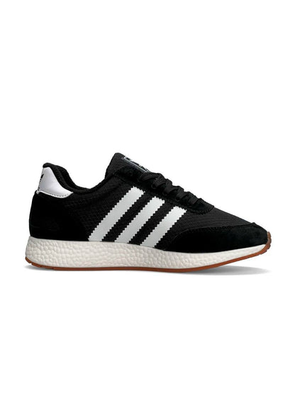 Adidas Iniki Fleece Termo Black White Stripes Gum