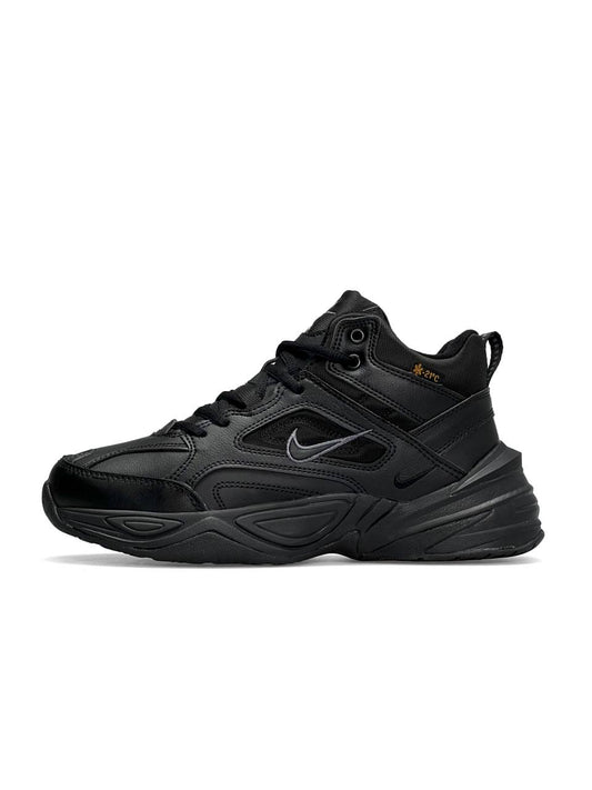 Nike M2K Tekno Mid All Black Fur