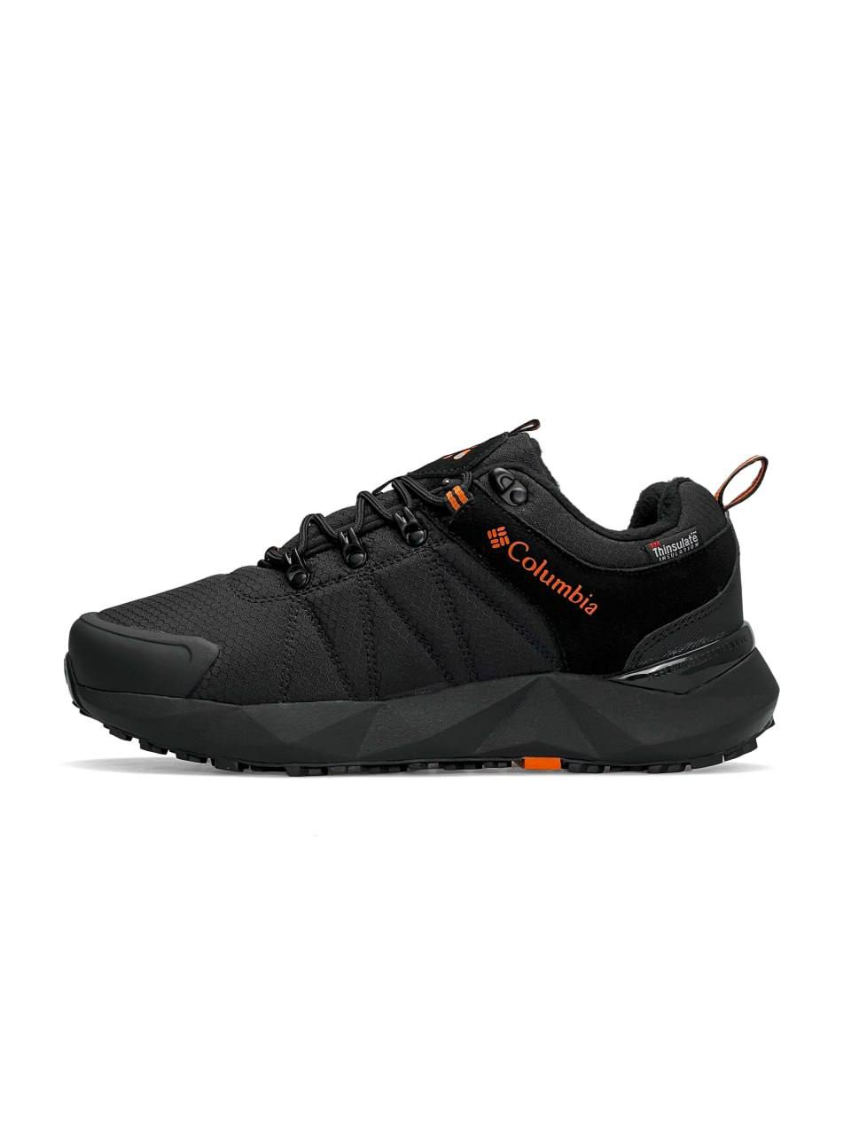 Columbia Facet Low Trinsulate All Black Orange Termo