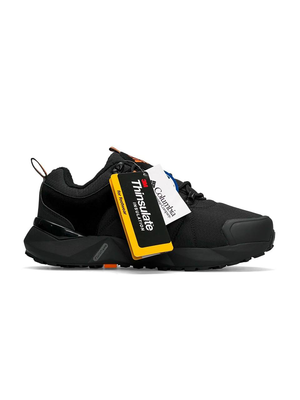 Columbia Facet Low Trinsulate All Black Orange Termo