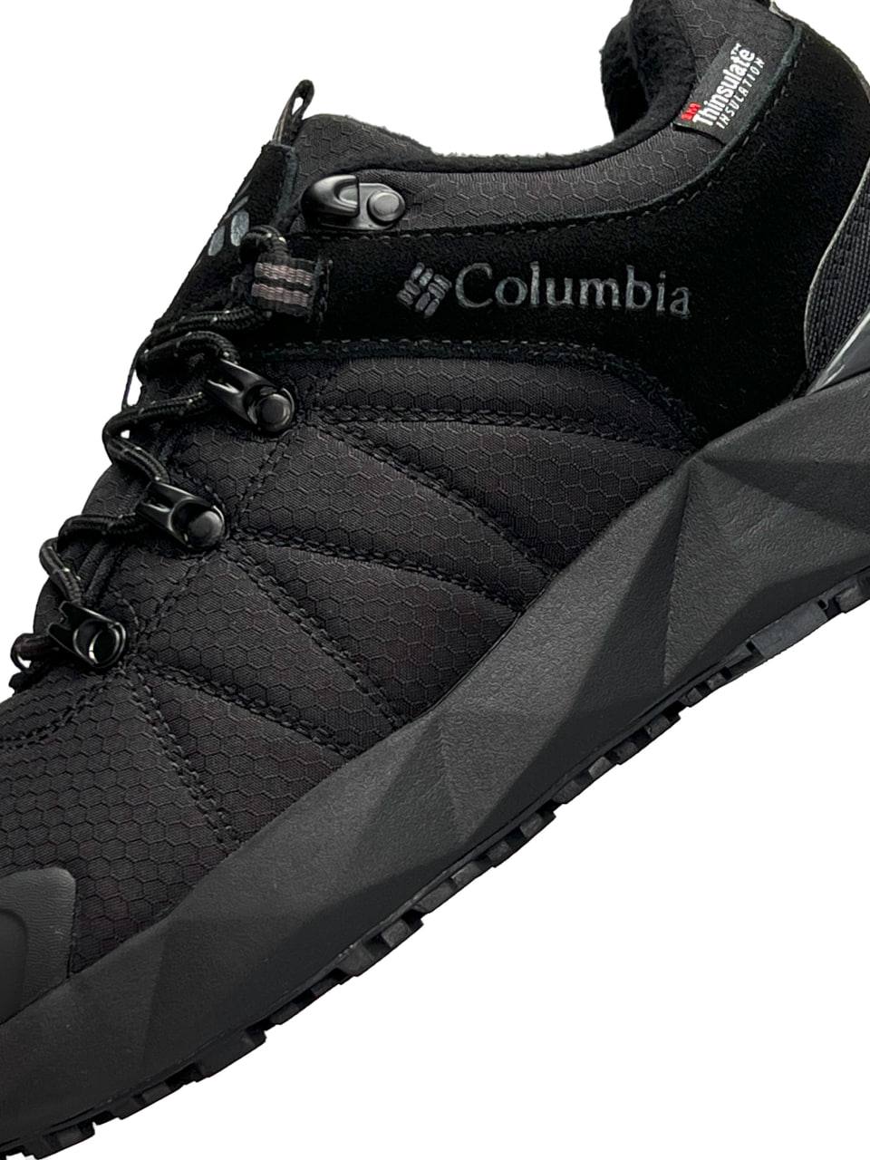 Columbia Facet Low Trinsulate All Black Gray Termo