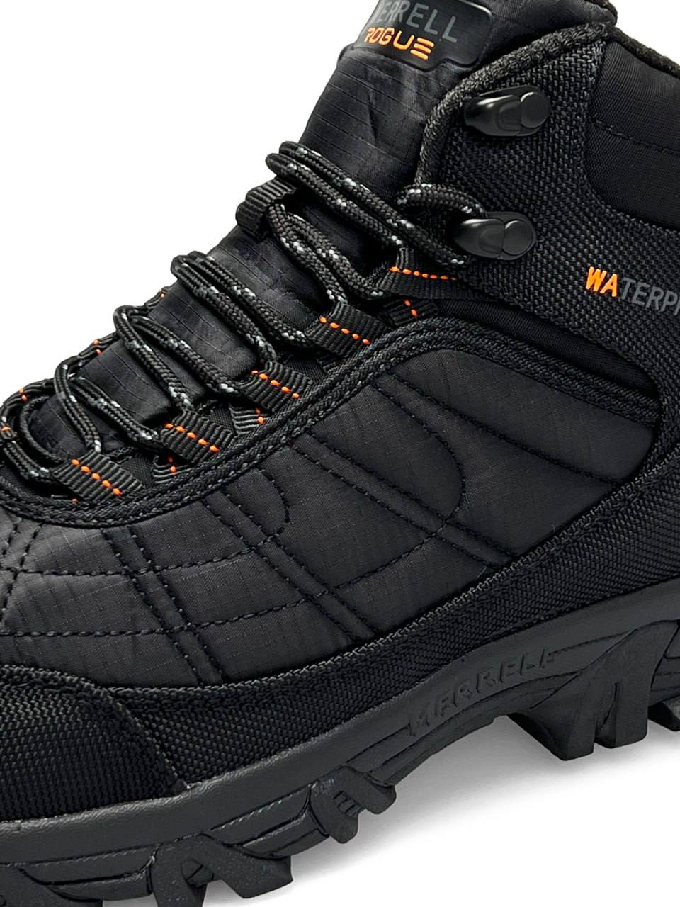 Merrell Rogue Black Orange Fur