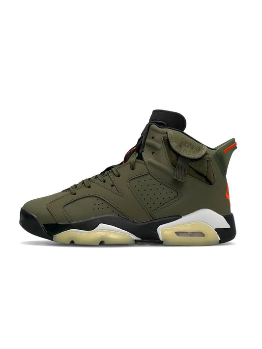 Nike Air Jordan Retro 6 X Travis Scott Olive