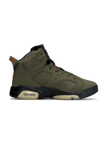 Nike Air Jordan Retro 6 X Travis Scott Olive