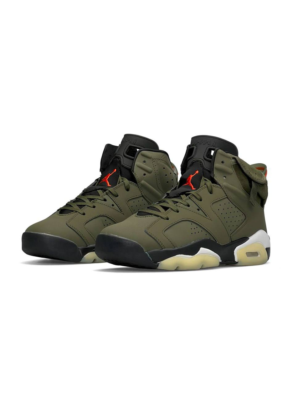 Nike Air Jordan Retro 6 X Travis Scott Olive