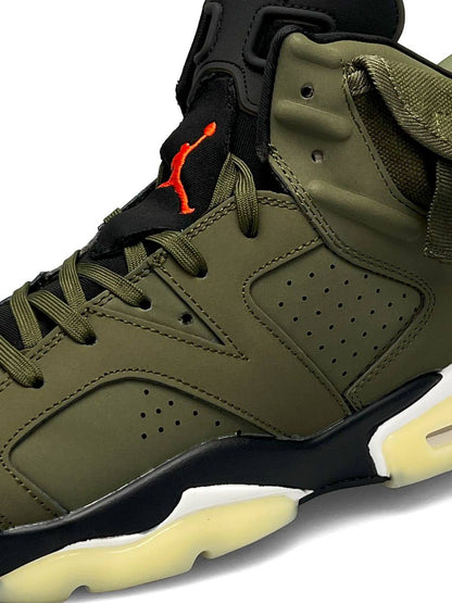 Nike Air Jordan Retro 6 X Travis Scott Olive