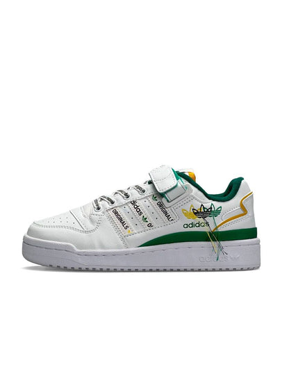 Adidas Forum Low New White Green Yellow