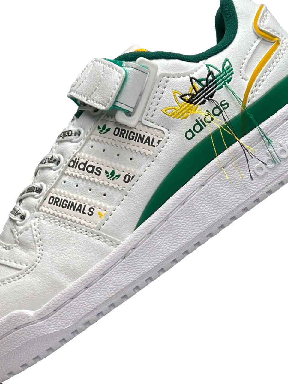 Adidas Forum Low New White Green Yellow