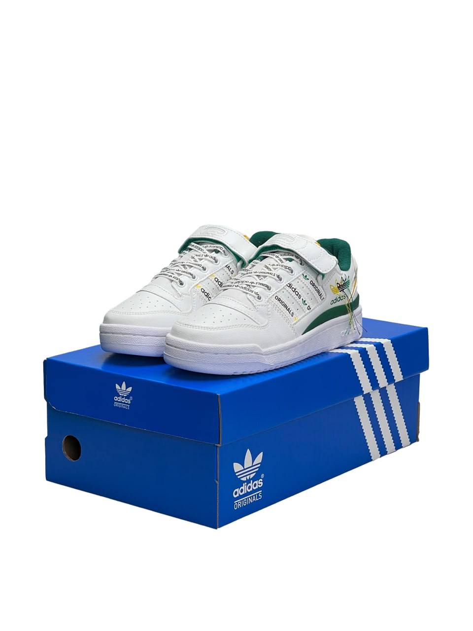 Adidas Forum Low New White Green Yellow