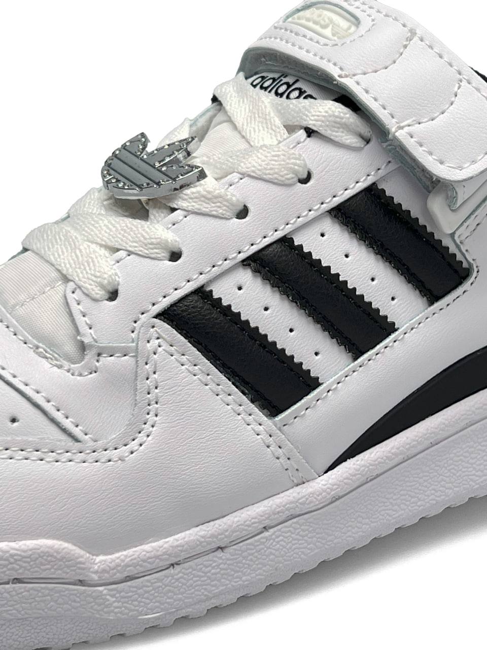 Adidas Forum Low New All White Black