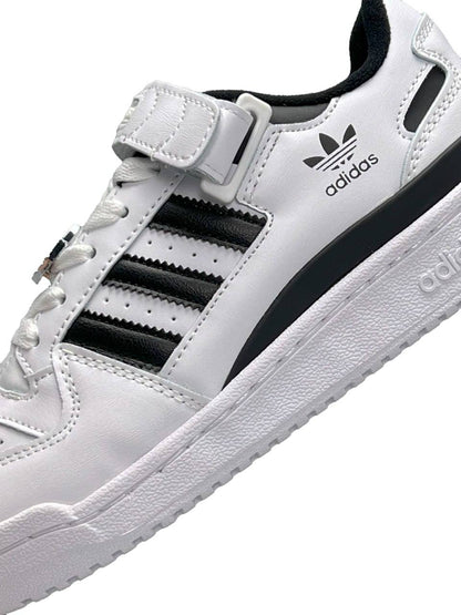 Adidas Forum Low New All White Black