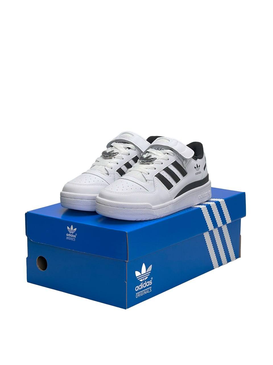 Adidas Forum Low New All White Black