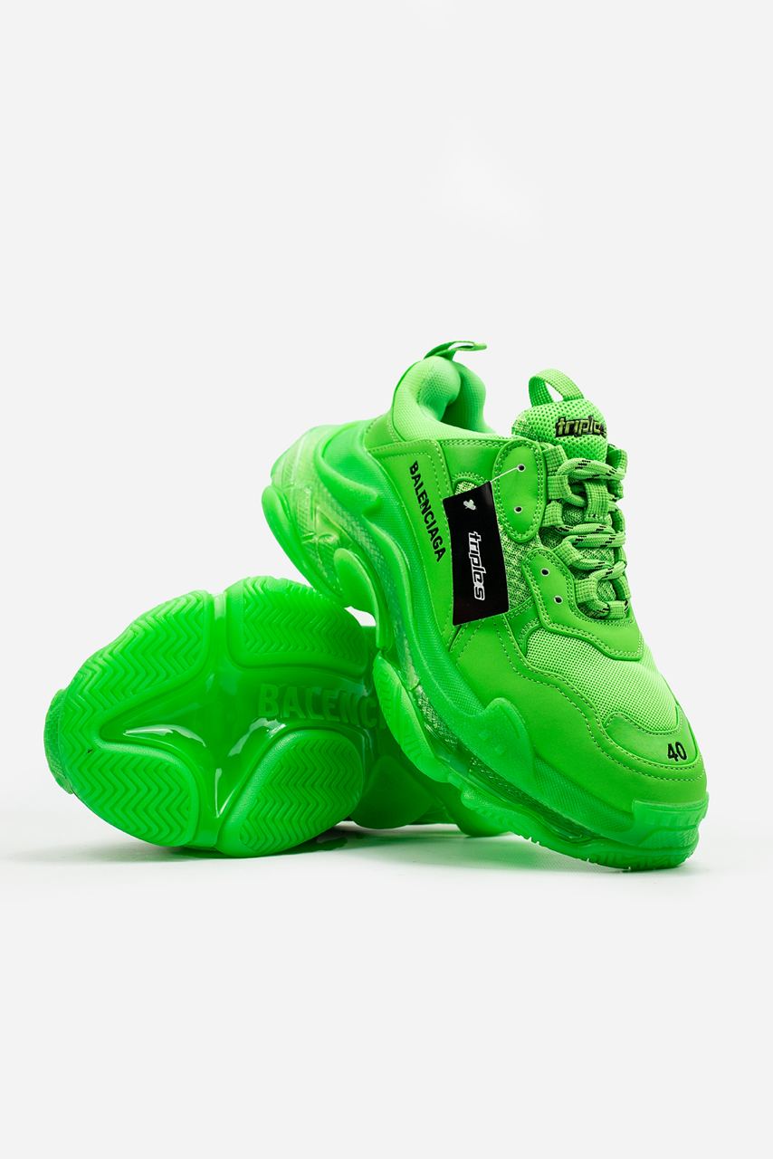 Balenciaga Triple S Neon Green