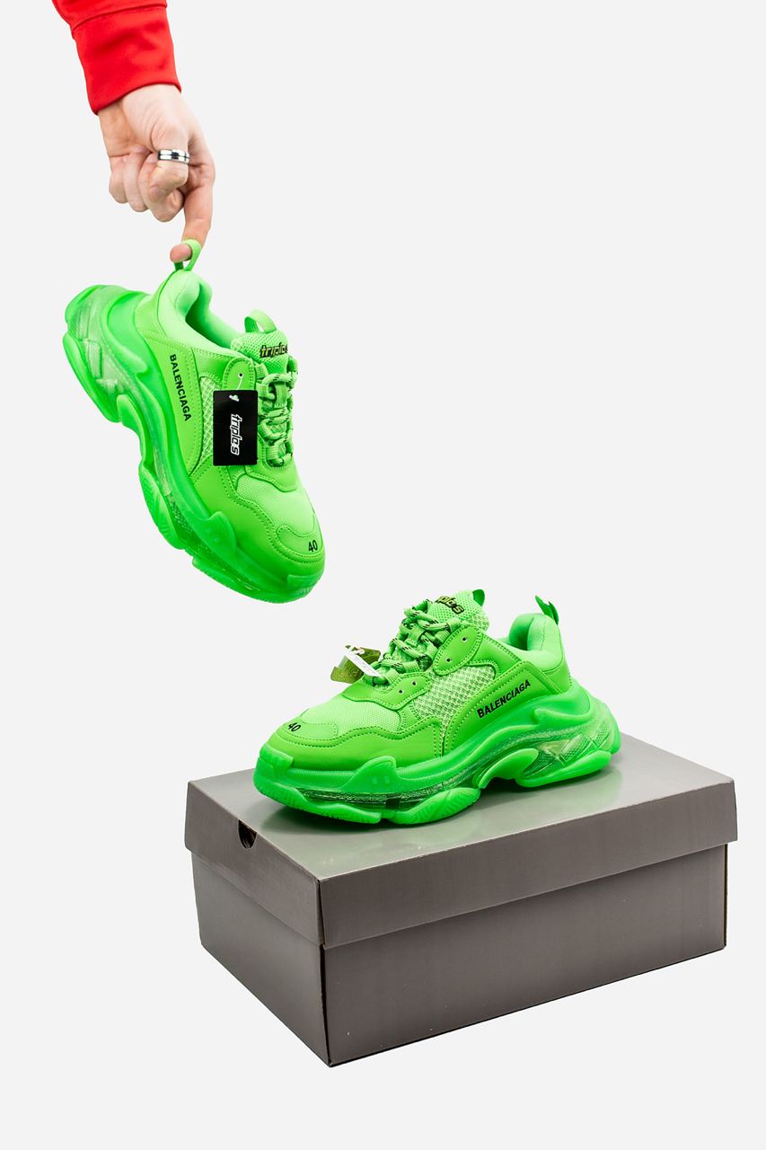 Balenciaga Triple S Neon Green