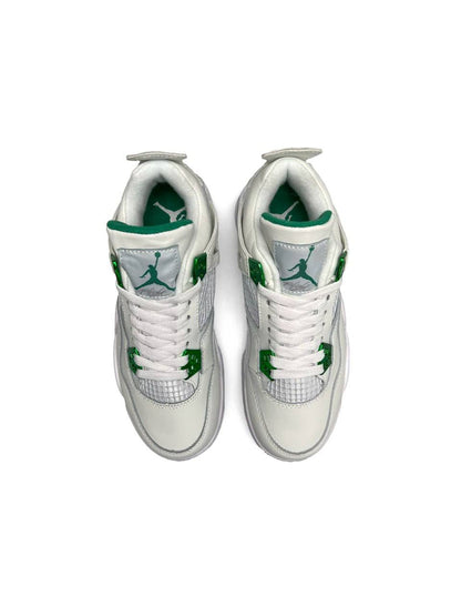 Nike Air Jordan 4 Retro White Metallic Green