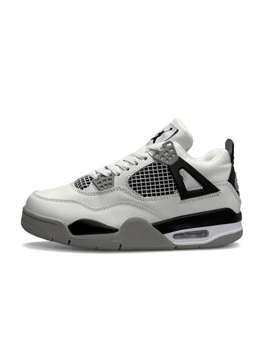 Nike Air Jordan 4 Retro White Black Gray