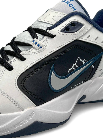 Nike Air Monarch Travel White Navy Black