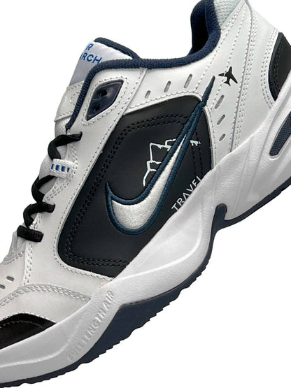 Nike Air Monarch Travel White Navy Black