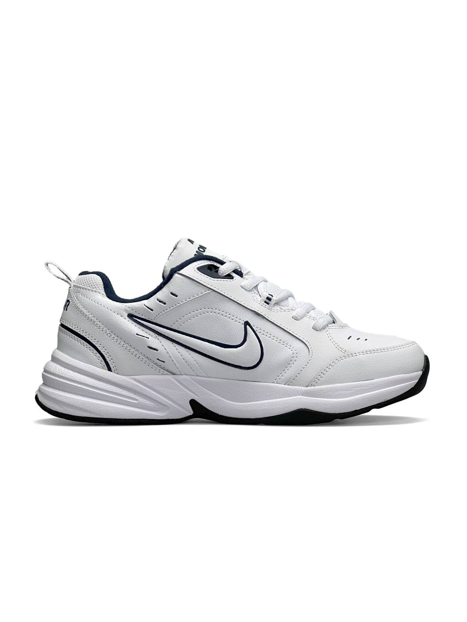 Nike Air Monarch White Navy