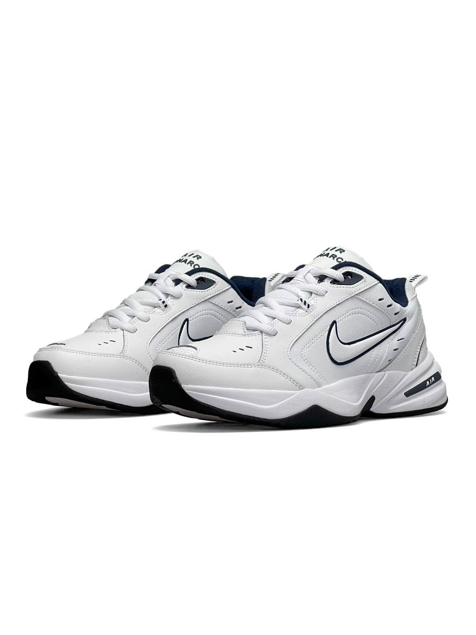 Nike Air Monarch White Navy