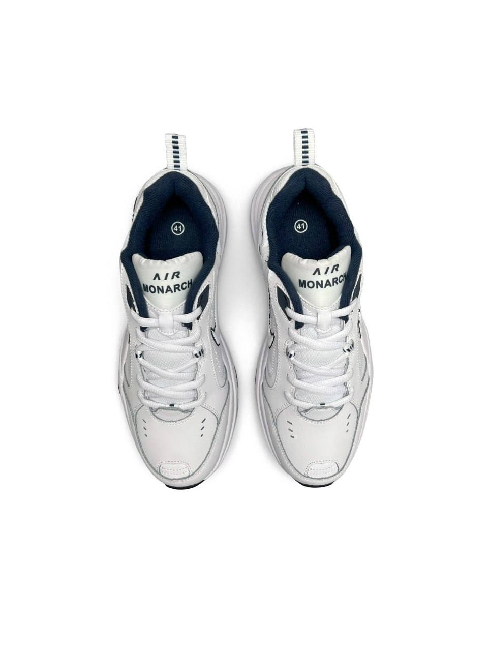 Nike Air Monarch White Navy