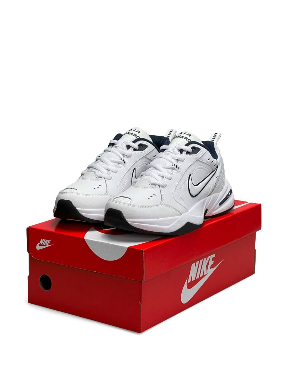 Nike Air Monarch White Navy