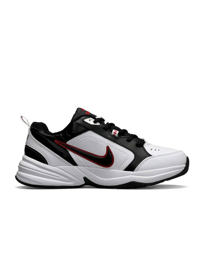 Nike Air Monarch White Black Red