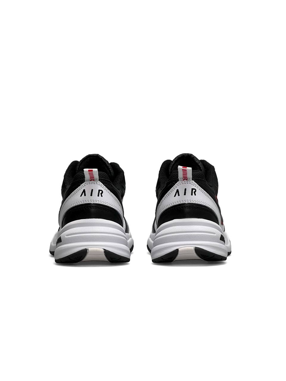 Nike Air Monarch White Black Red