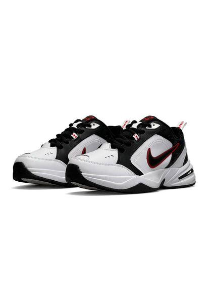 Nike Air Monarch White Black Red