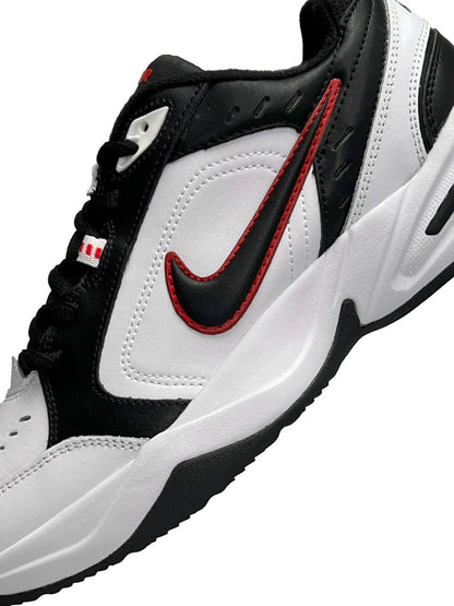 Nike Air Monarch White Black Red