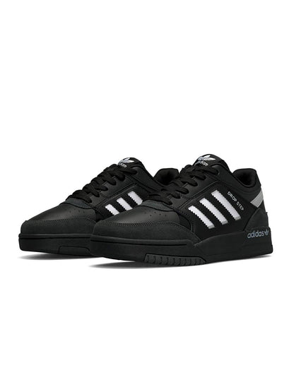 Adidas Drop Step All Black White