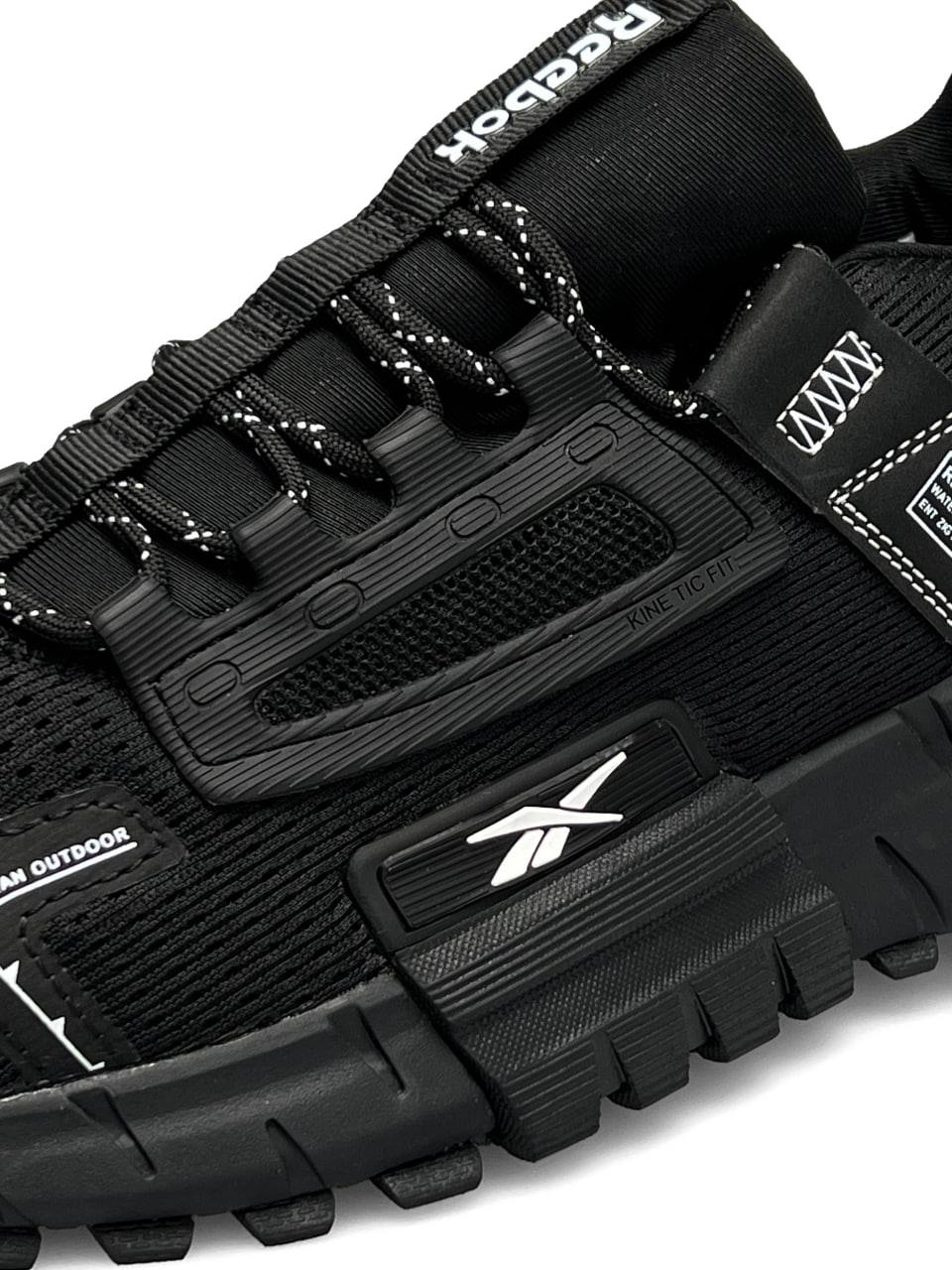 Reebok Zig Kinetica Edge Black White