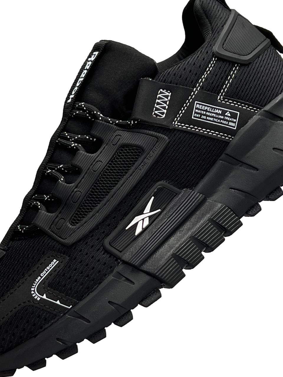 Reebok Zig Kinetica Edge Black White