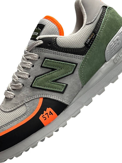 New Balance 574 TP2 Gray Green Orange