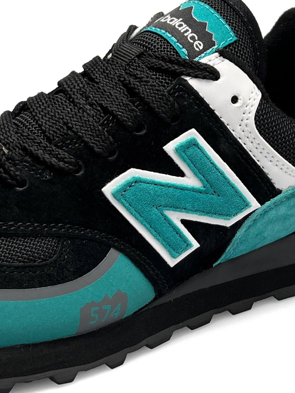 New Balance 574 TP2 Black Turquoise