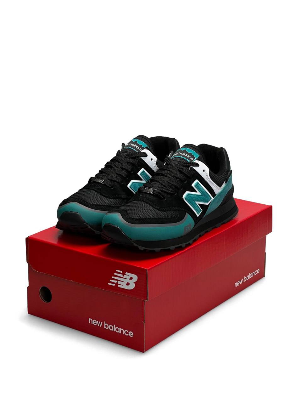 New Balance 574 TP2 Black Turquoise