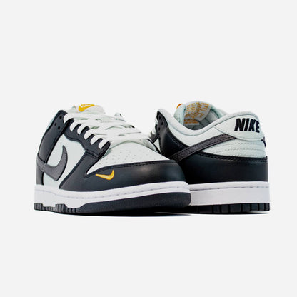 Nike SB Dunk Low Black Total Orange Mini Swoosh