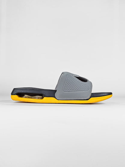 Nike Air Max Cirro Slide Sandals Gray Yellow