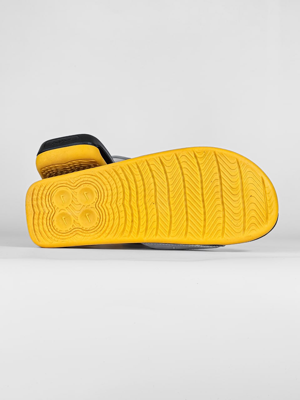 Nike Air Max Cirro Slide Sandals Gray Yellow