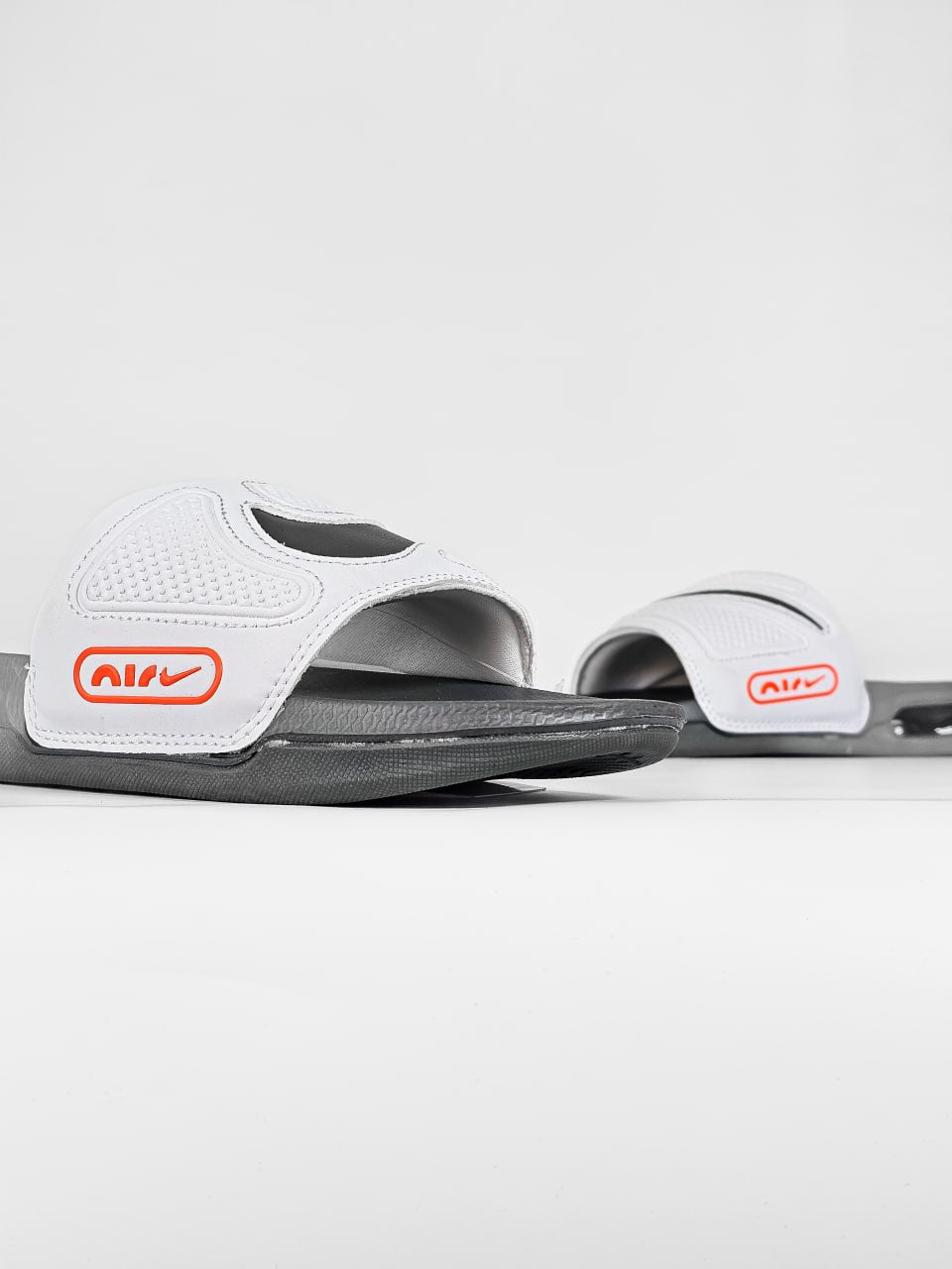 Nike Air Max Cirro Slide Sandals Gray White