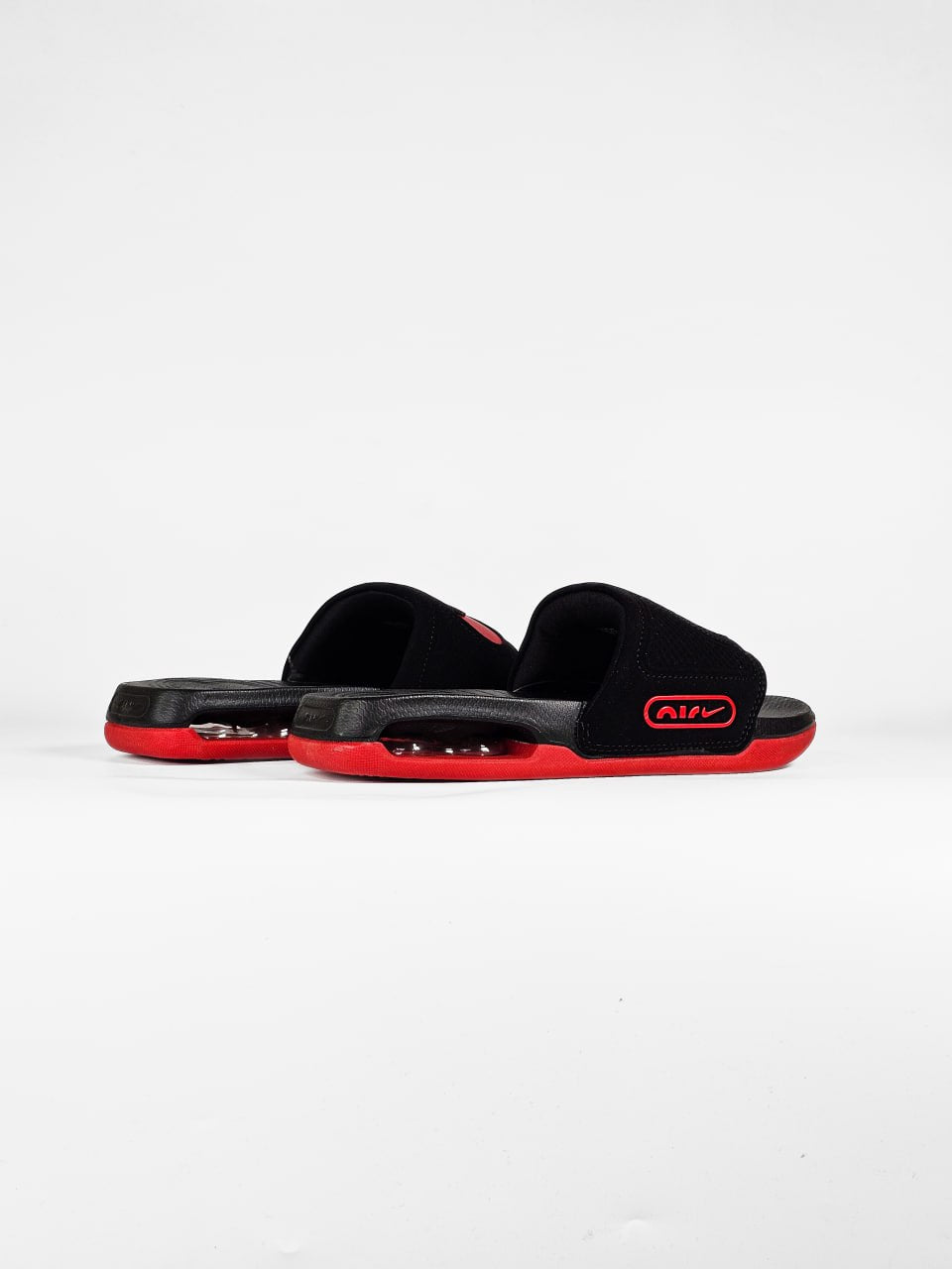 Nike Air Max Cirro Slide Sandals Black Red