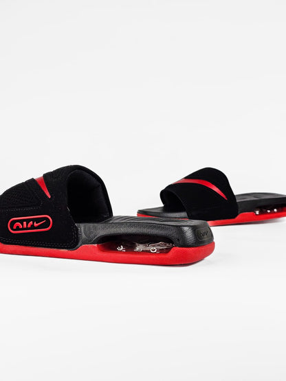 Nike Air Max Cirro Slide Sandals Black Red