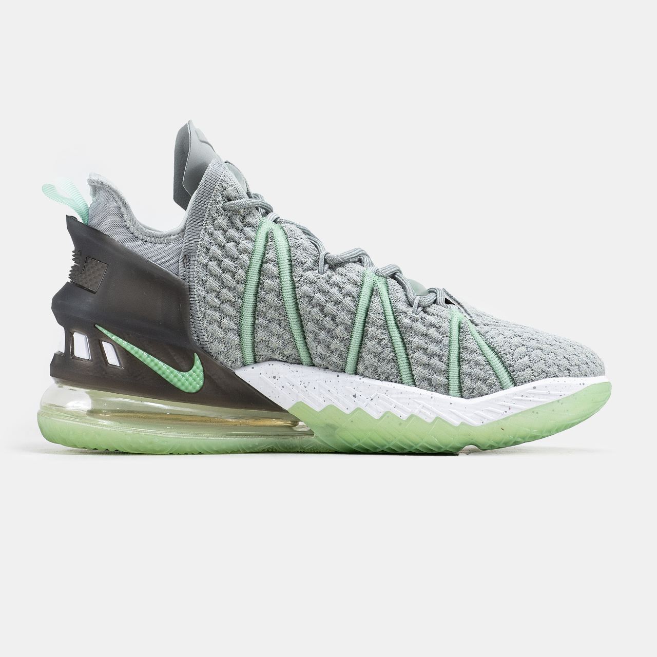 Nike LeBron 18 Grey Green