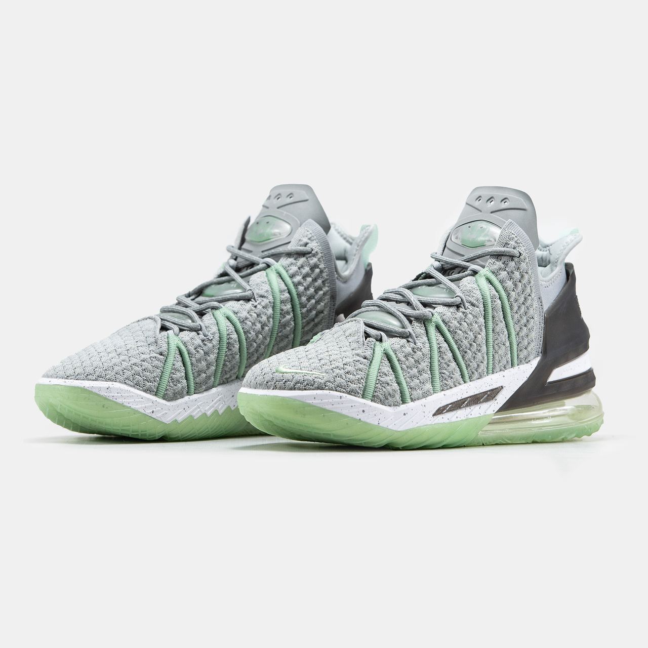 Nike LeBron 18 Grey Green