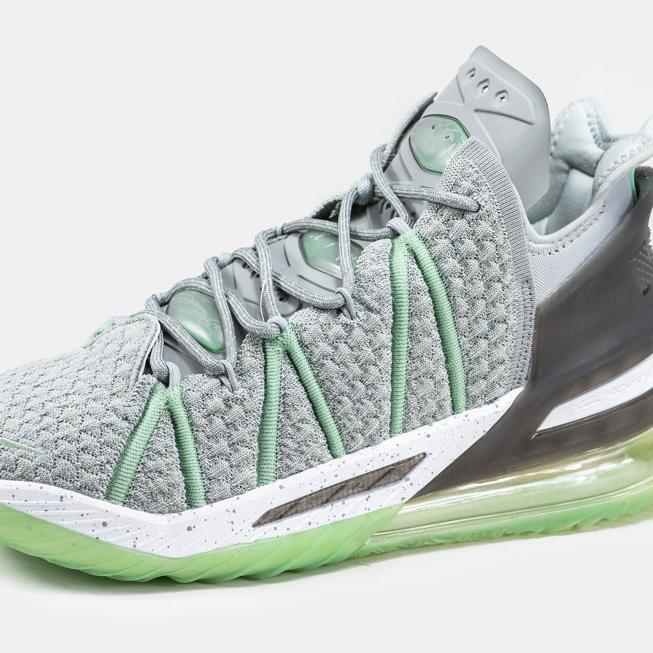 Nike LeBron 18 Grey Green