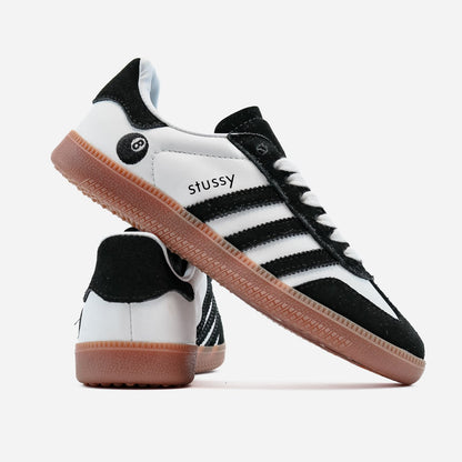 Adidas Samba x Stussy White Black / 8 Ball Concep