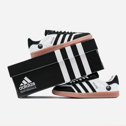 Adidas Samba x Stussy White Black / 8 Ball Concep